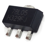 ((( 10 Peças ))) Ci Smd Transistor 78l05 Cj78l05 To-89 10v