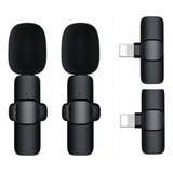 - 2pcs Microfone De Lapela Sem Fio Tipo C-usb De Dois Canais