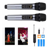 . 2pcs Microfone Sem Fio Profissional Universal