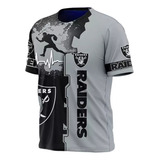 . Camisa Esportiva Masculina De Manga Curta Nfls