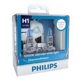 ( Certificada ) Philips Diamond Vision 5000k H1 + Garantia