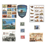 # Mcn # Lote Temático 1936/22- Embarcações- Fdc + Selos Mint