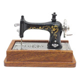 . Mini Máquina De Costura De Madeira Antiga Para Casa