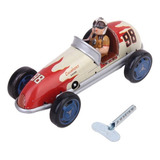 . Modelo De Carro De Corrida Retrô Wind Up