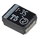 (10 Pçs) Capacitor Tântalo 1uf 35v 10% Case-b 3,5mm