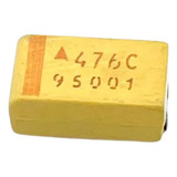 (10x) Capacitor Tântalo Smd 4,7uf 16v Case B