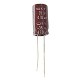 (50x) Capacitor Eletrolítico Rd 470uf 35v 10x20mm