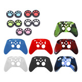 01 Capa Joystick + 01 Par De Grips Pata P/ Xbox Series S E X