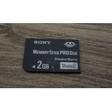01 Cartão De Memória Sony 2 Gigas Stick Pro Duo 2 Original