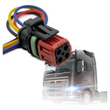 01 Chicote Plug Conector Bico Injetor Caminhão Volvo Fh 