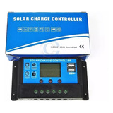 01 Unidades Controlador Carga Painel Solar 30a Usb 12/24v
