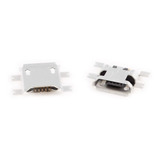 02 Conector Micro Usb Tipo B Femea Soquete 5 Pinos Smd Jack 