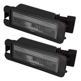 02 Lanterna De Placa Vw Fox Gol Giv G4 Com Soquete Acrílico
