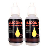 02 Óleo De Silicone Para Airsoft E Paintball 100% Puro 30ml