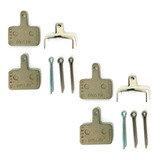 02 Pares Pastilha De Freio Shimano Deore/alivio/acera B01s