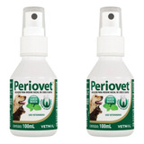 02 Periovet Spray 100 Ml - Vetnil - Tratamento Tartaro Bucal