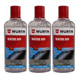 03 Cristalizador Imperbeabiliza Vidros 100ml Wurth Water Off