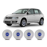04 Calota Calotinha Tampa Roda Fiat Stilo Idea Aro 14 15 16