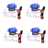 04 Pçs - Micro Servo 9g Sg90 Similar Towerpro Serve Arduino 