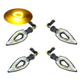 04 Pisca Palito Moto Seta Led Vazado Cbx 250 Cb Cg 150 Titan