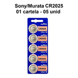 05 Baterias Cr2025 3v Sony/murata (1 Cartela)