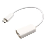 05 Cabos Adaptador Micro Usb Host Otg P/ Tablet - Pendrive