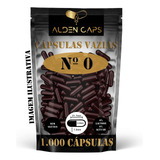 1.000 Cápsulas Vazias De Gelatina Vinho Nº 0 (500mg)