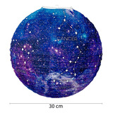 1/3 De Peça Starry Sky Theme Paper Lanterns Universe