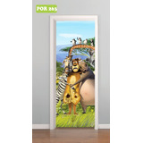 1 Adesiv0 Porta Jb Madagascar Marty Alex Melman Glória Mod.