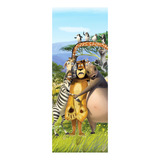 1 Adesivo Porta Jb Madagascar Marty Alex Melman Glória Mod.