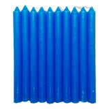 1 Kilo Vela Azul Claro Colorida 1kg +/- 33 Un 100% Parafina