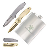 1 Kit Canivete Dobrável Edc Smith & Wesson Ck110gl C/ Cantil