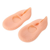 1 Par De Meias De Silicone Pé Anti-rachaduras Protetor De P