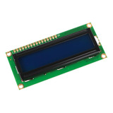 10 * Display Lcd 16x2 Hd44780 Backlight Azul Letras Brancas