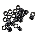 10 Anilhas Marcação C/ Ano - 5.5mm Fechada Calopsita/rosela