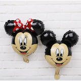 10 Balão Metalizado Mini Mickey De 30 Cm 