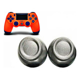 10 Botão Analógico Direcional Controle Joystick Ps4 Cinza