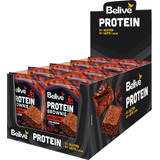 10 Brownie Protein Double Chocolate 0%lact/açucar 40g Belive