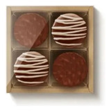 10 Caixas 4 Pães De Mel Kraft C/ Forma (13,2x13,2x4cm) Assk