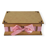 10 Caixas De Mdf Cru Passa Fita 15x10x5 Cm Lembrancinha