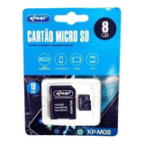 10 Cartão De Memoria Micro Sd 8gb + Adaptador Atacado