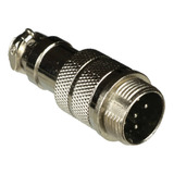 10 Conector De Aviação Circular Mike Gx16 3 Vias Macho Cabo