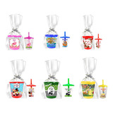 10 Copos Twister + 10 Baldes D Pipoca Personalizado T Temas