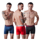 10 Cuecas Boxer Lisa Original Profit Anti Odor Masculina