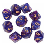 10 Dados D10 Rpg Vampiro Lobisomen Mago White Wolf Tormenta