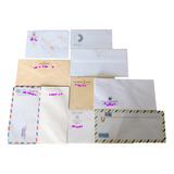 10 Envelopes E Papel De Carta Antigos Hotéis Mundo Fretgrats