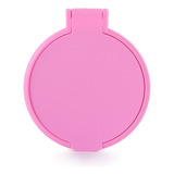 10 Espelhos De Maquiagem Redondo Para Bolsa E Bolso Moldura 10 Rosa