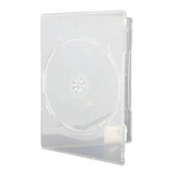 10 Estojos Capas Caixa Box Slim Dvd Transparente 7mm 