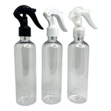 10 Frasco Pet 200ml Cilíndrico Com Gatilho Borrifador Spray