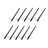 10 Haste Antena Teto Universal Gol Celta Palio Fox M5 / M6